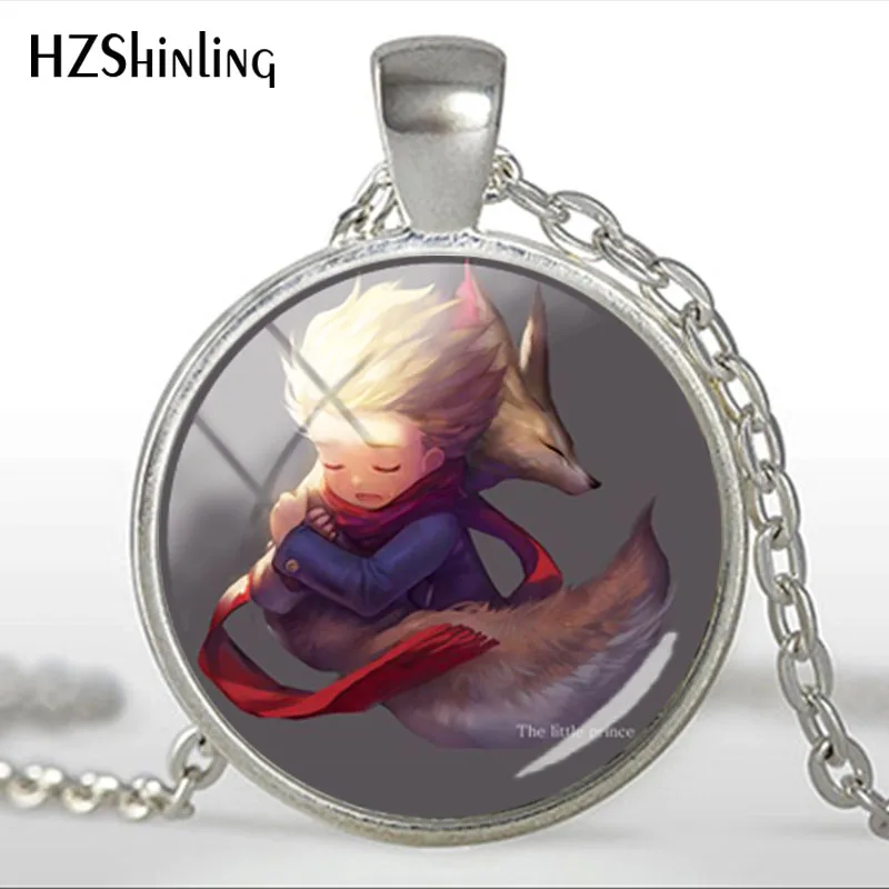 Fashion Glass Dome Necklace The Little Princes Fox Fairy Tale Animal Handmade Silver Color Chain Necklaces Jewelry
Fashion Glass Dome Necklace The Little Princes Fox Fairy Tale Animal Handmade Silver Color Chain Necklaces Jewelry