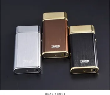 Tiger Brand Plasma USB Lighter For Business Man Style Cigaratte Windproof Electric Lighter Free Laser Logo
Tiger Brand Plasma USB Lighter For Business Man Style Cigaratte Windproof Electric Lighter Free Laser Logo