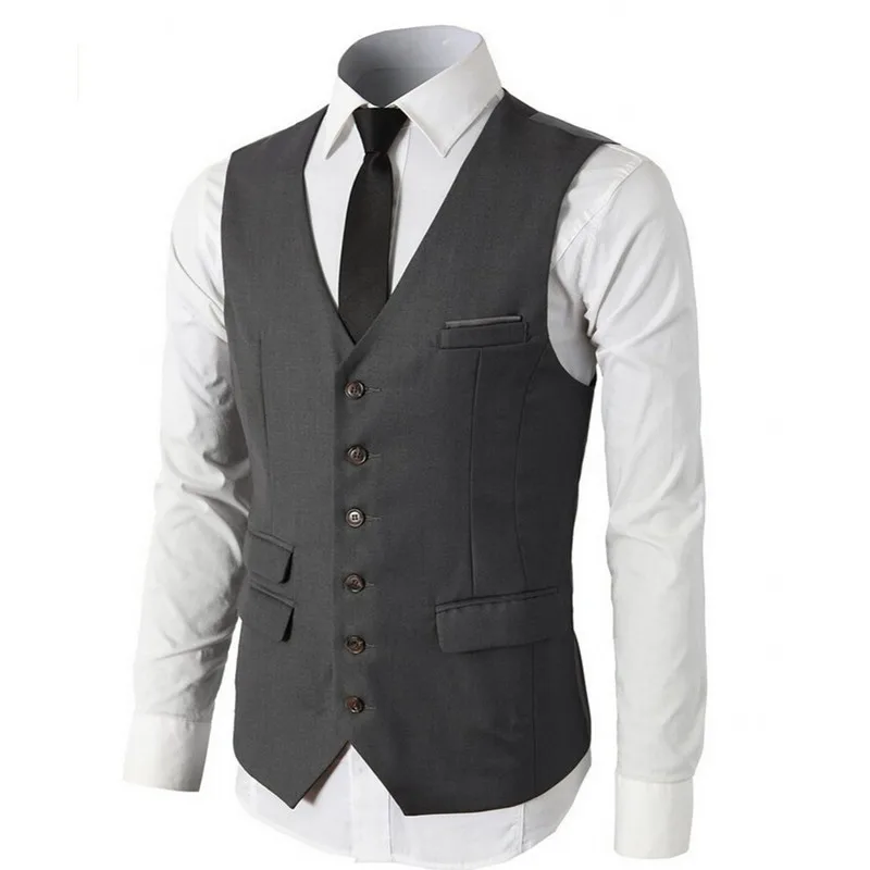 Image 2017 Groom Vests Groom Tuxedos Groomsmen Suit Vest Custom Made Slim Fit Best Man Suit Wedding Men s Suits Bridegroom Vest