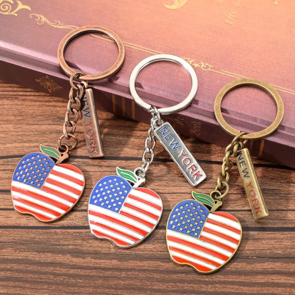 Vicney Vintage US Apple Keychain Antique Bronze Copper New York Key Chain Zinc Alloy Keyring For Key Best Gift For Friend
Vicney Vintage US Apple Keychain Antique Bronze Copper New York Key Chain Zinc Alloy Keyring For Key Best Gift For Friend