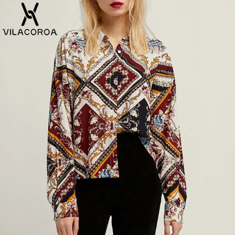 Spring Fashion Commute Chain Print Lapel Long Sleeve Button Modis Women's Shirt Blusa Women Tops Blouse female roupa feminina
Spring Fashion Commute Chain Print Lapel Long Sleeve Button Modis Women's Shirt Blusa Women Tops Blouse female roupa feminina