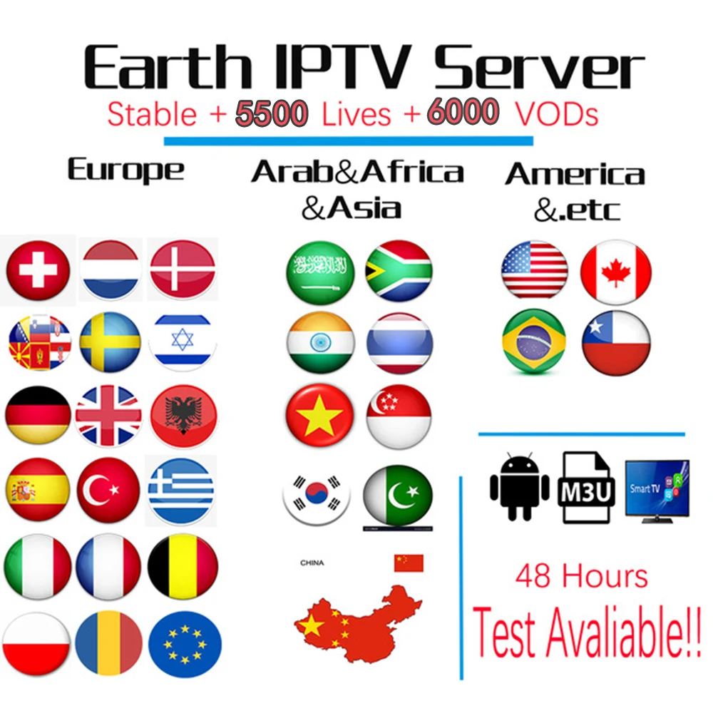 French IPTV Arabic IPTV Dutch Belgium UNITED KINGDOM m3u enigma2 TVIP 4500 + Vod Android Support M3U Android Smart TV
French IPTV Arabic IPTV Dutch Belgium UNITED KINGDOM m3u enigma2 TVIP 4500 + Vod Android Support M3U Android Smart TV