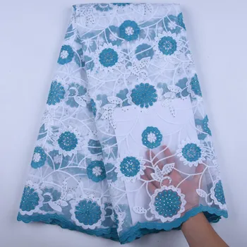 2019 Teal color Nigerian African Lace Fabrics French Milk Silk Tulle Lace Fabric For Wedding Party Dress Y1593
2019 Teal color Nigerian African Lace Fabrics French Milk Silk Tulle Lace Fabric For Wedding Party Dress Y1593