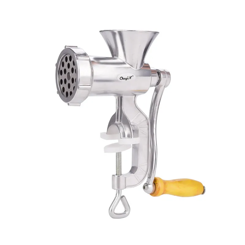 Manual Meat Grinder Aluminum Alloy Operated Food Processor Beef Sausages Meat Cutting Machine Mincer Meat Chopper Kitchen Tool
Manual Meat Grinder Aluminum Alloy Operated Food Processor Beef Sausages Meat Cutting Machine Mincer Meat Chopper Kitchen Tool
