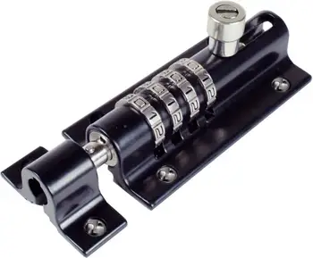 Password door lock combination sliding cast iron bolt lock with black surface, mechanical code lock pin for easy installation
Password door lock combination sliding cast iron bolt lock with black surface, mechanical code lock pin for easy installation