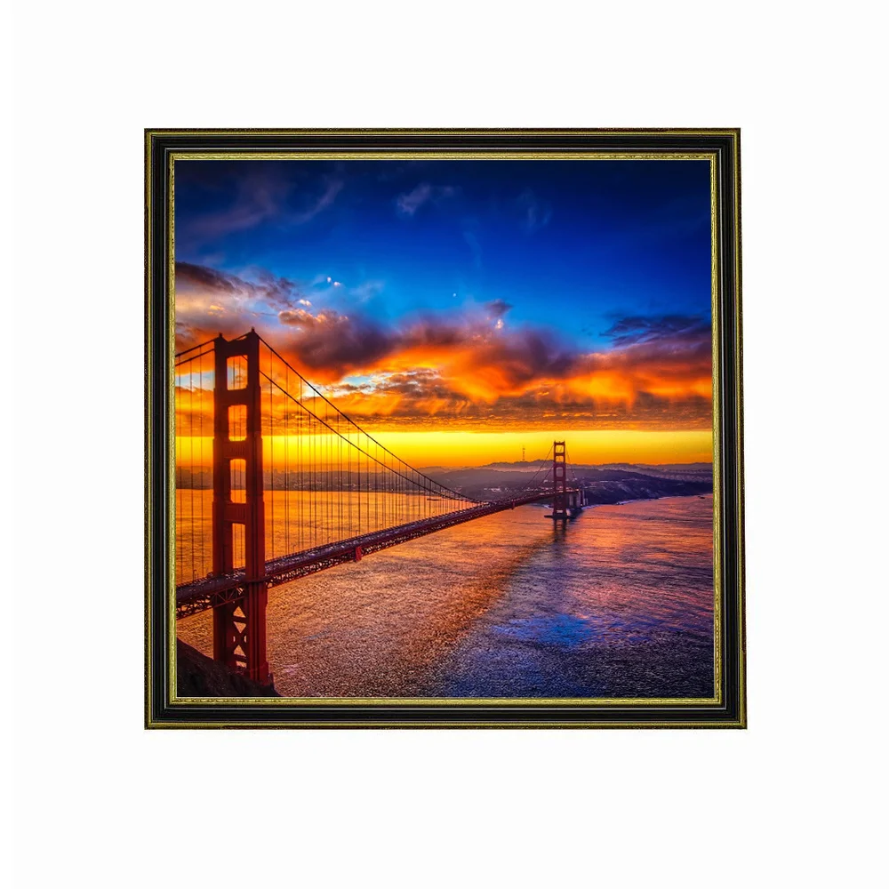 Canvas Prints Golden Gate Bridge Posters and Prints San Francisco Sunrise Sunset Art Wall Pictures for Living Room Home Decor
Canvas Prints Golden Gate Bridge Posters and Prints San Francisco Sunrise Sunset Art Wall Pictures for Living Room Home Decor