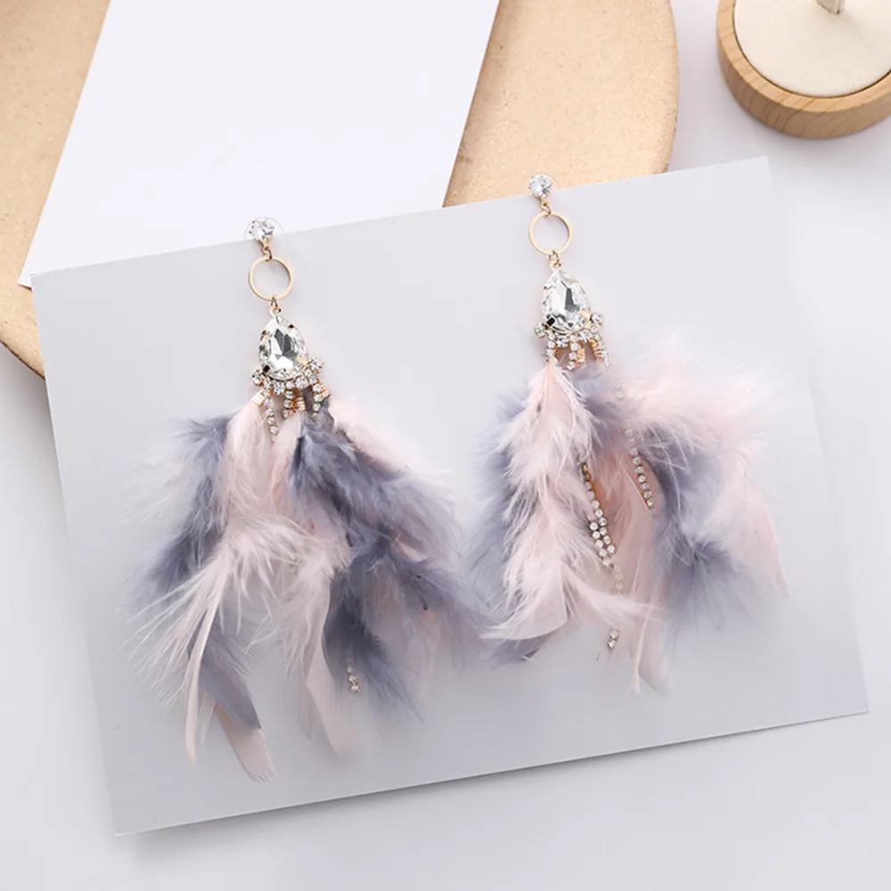 New Women Fashion Bohemian Hollow Leaves Tassel Dorp Earrings Shiny Crystal Rhinestone Beads Dangle Earrings Jewelry for Girls
New Women Fashion Bohemian Hollow Leaves Tassel Dorp Earrings Shiny Crystal Rhinestone Beads Dangle Earrings Jewelry for Girls