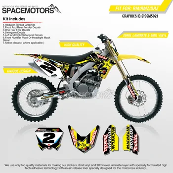 MotoSpace Team Graphics Backgrounds Decals 3M Custom Stickers For SUZUKI RMZ250 04-18 RMZ450 08-17 RM125/250 03-08 021
MotoSpace Team Graphics Backgrounds Decals 3M Custom Stickers For SUZUKI RMZ250 04-18 RMZ450 08-17 RM125/250 03-08 021