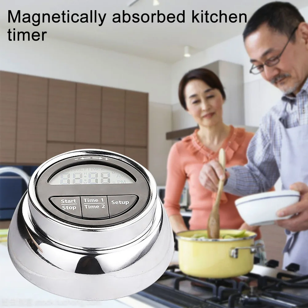Portable LCD Digital Round Multifunctional Cooking Countdown Alarm Kitchen Timer Home Magnetic Base Timing Student Stopwatch
Portable LCD Digital Round Multifunctional Cooking Countdown Alarm Kitchen Timer Home Magnetic Base Timing Student Stopwatch
