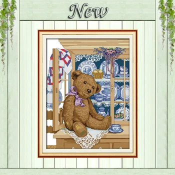 Little bear in the cupboard Cartoon Paintings Counted Print on canvas DMC 14CT 11CT Cross Stitch Needlework Kits Embroidery Sets
Little bear in the cupboard Cartoon Paintings Counted Print on canvas DMC 14CT 11CT Cross Stitch Needlework Kits Embroidery Sets