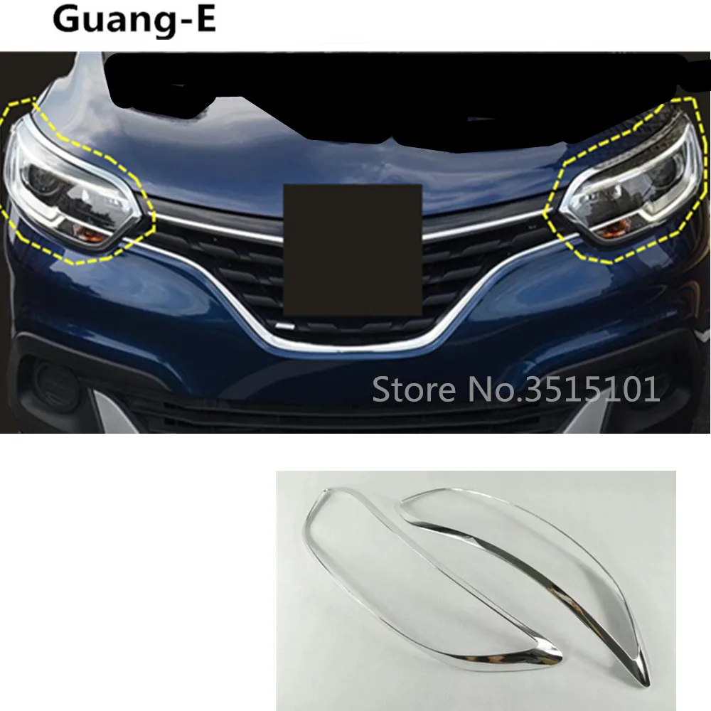 Car body styling front head Light lamp detector frame stick ABS Chrome cover trim parts 2pcs For Renault Kadjar 2016 2017 2018
Car body styling front head Light lamp detector frame stick ABS Chrome cover trim parts 2pcs For Renault Kadjar 2016 2017 2018