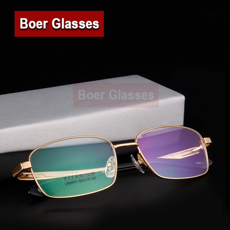 Men'S Titanium Glasses Pure Titanium Eyeglasses Full Rim Optical Eyewear Big Size For Progressive 9979 56-18-145
Men'S Titanium Glasses Pure Titanium Eyeglasses Full Rim Optical Eyewear Big Size For Progressive 9979 56-18-145