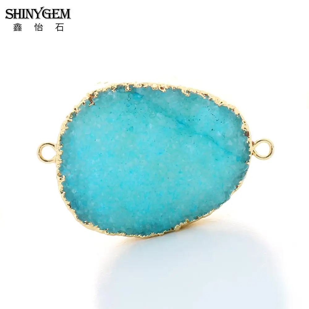 ShinyGem Druzy Stone Pendant DIY Connectors Charms Gold Plating Multi Colors Irregular Natural Stone Pendants For Jewelry Making
ShinyGem Druzy Stone Pendant DIY Connectors Charms Gold Plating Multi Colors Irregular Natural Stone Pendants For Jewelry Making