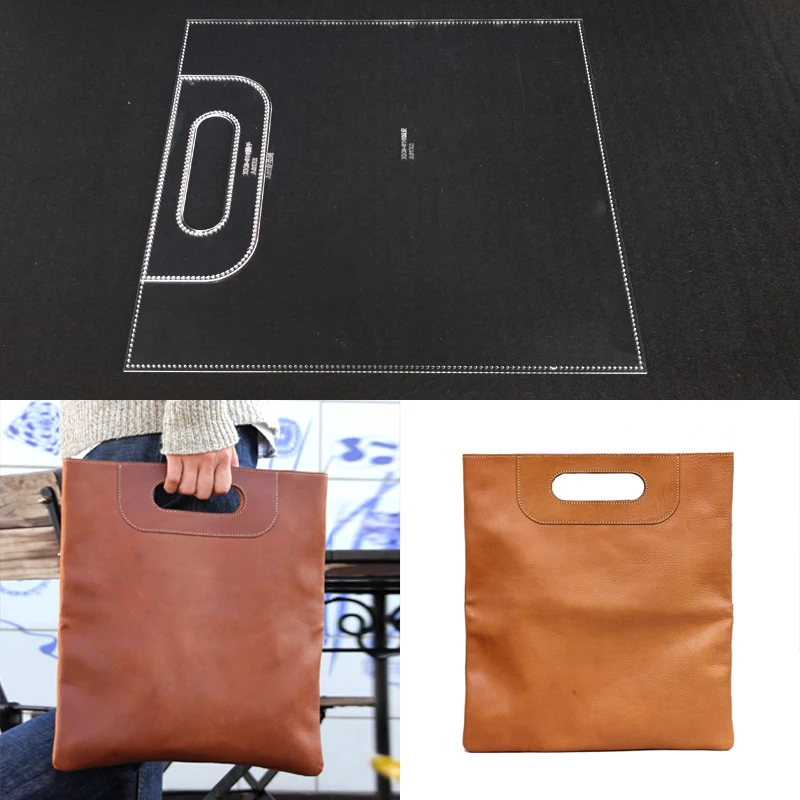 Acrylic Large Handbag file copy storage bag Stencil Template Leather Craft DIY Sewing Pattern Leathercraft Tool Set 34x39x1cm
Acrylic Large Handbag file copy storage bag Stencil Template Leather Craft DIY Sewing Pattern Leathercraft Tool Set 34x39x1cm