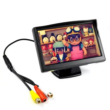 HD 5inch TFT LCD Car Monitor hot sale Full display with 2AV input rearview auto Screen Rear view camera with monitor for parking
HD 5inch TFT LCD Car Monitor hot sale Full display with 2AV input rearview auto Screen Rear view camera with monitor for parking