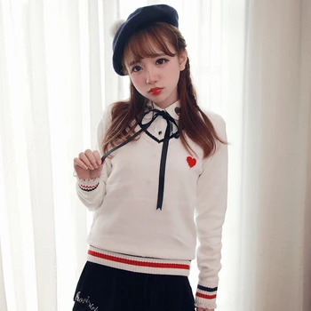 Princess sweet lolita sweater BoBON21 Uniform BOBON21 v-neck knitting sweater new British institute wind love T1260
Princess sweet lolita sweater BoBON21 Uniform BOBON21 v-neck knitting sweater new British institute wind love T1260