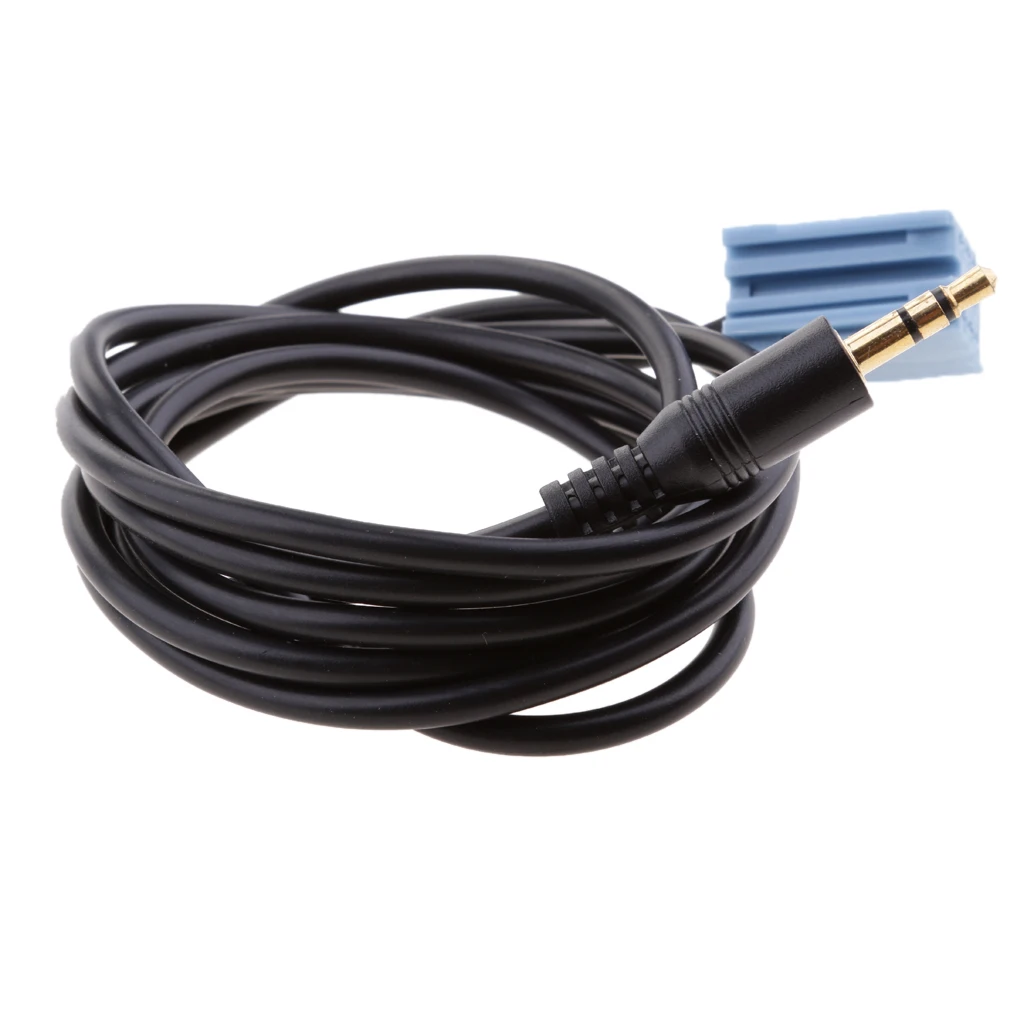 Car 3.5mm Male Audio Music AUX-In Cable Adapter For VW Becker Blaupunkt