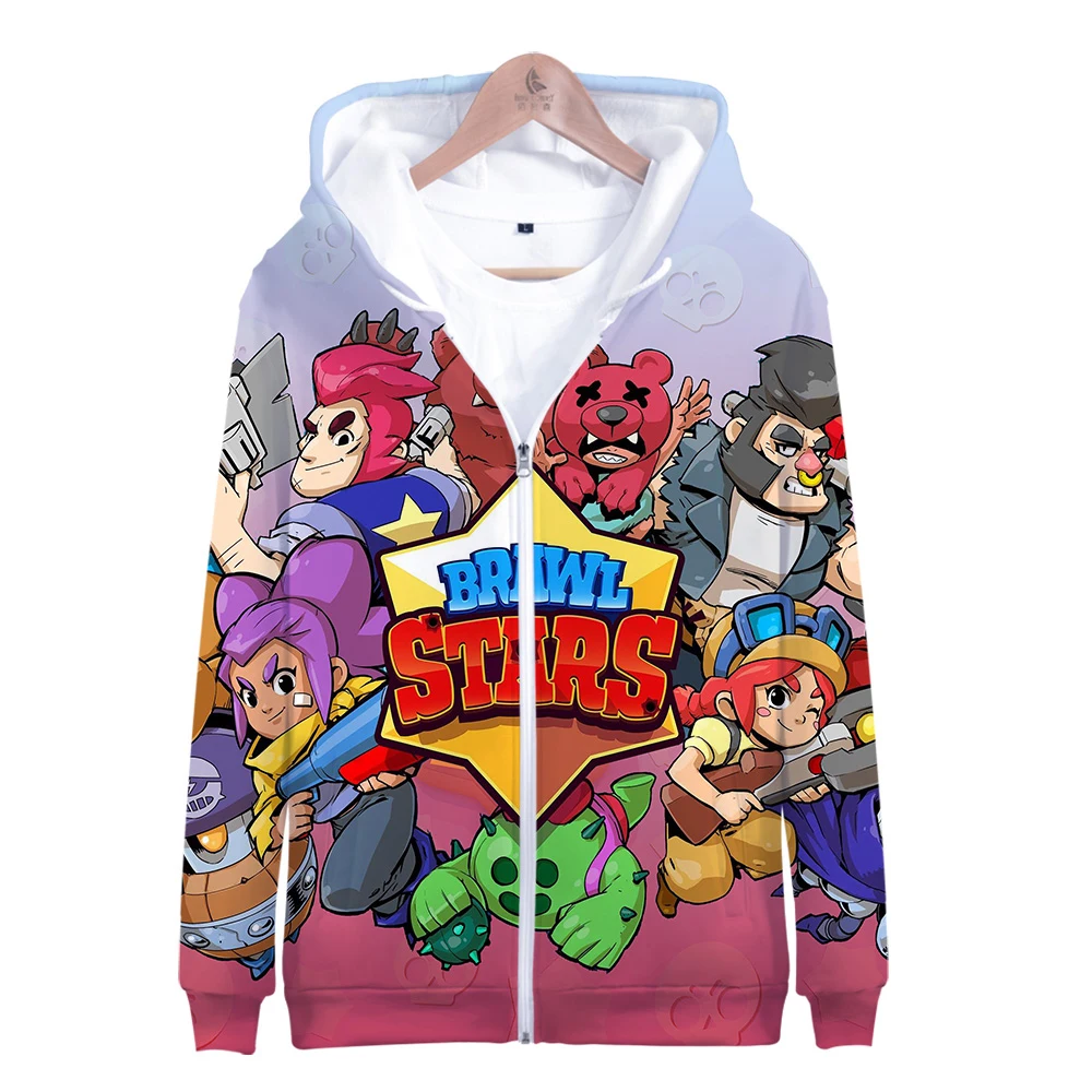 Brawl Stars 3D Printed Zipper Hoodies Women/Men Fashion Long Sleeve Hooded Sweatshirt 2019 Hot Sale Harajuku Streetwear Clothes
Brawl Stars 3D Printed Zipper Hoodies Women/Men Fashion Long Sleeve Hooded Sweatshirt 2019 Hot Sale Harajuku Streetwear Clothes