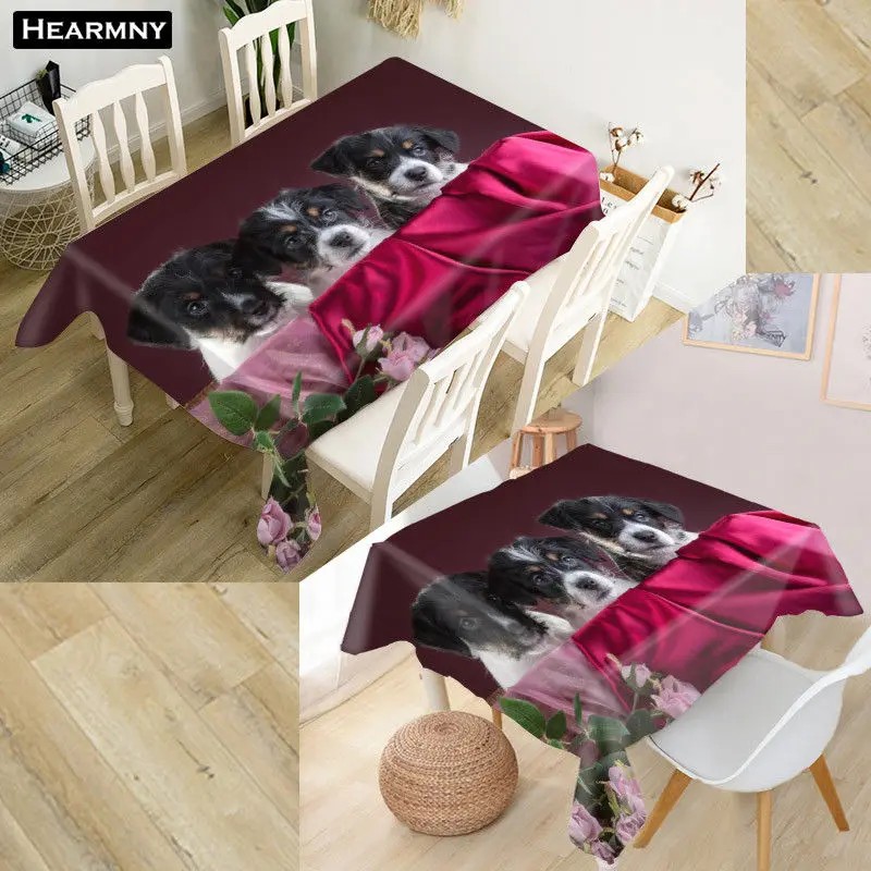 HEARMNY BOKU Dog Animal Tablecloth Oxford Fabric Square/Rectangular Dust-proof Table Cover For Party Home Decor TV Covers
HEARMNY BOKU Dog Animal Tablecloth Oxford Fabric Square/Rectangular Dust-proof Table Cover For Party Home Decor TV Covers