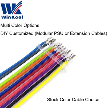 WinKool Multi-color Options Sleeved Cables For Modular PSU or DIY Customization Order Link ATX 24Pin EPS CPU 8Pin PCI-E 8Pin 6P
WinKool Multi-color Options Sleeved Cables For Modular PSU or DIY Customization Order Link ATX 24Pin EPS CPU 8Pin PCI-E 8Pin 6P