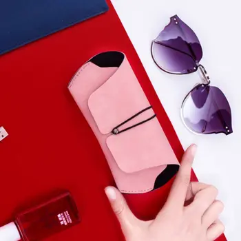 Creative Buckle Glasses Case Soft Pack Myopia Eyeglasses Box Simple Retro Anti-pressure Portable Matte Leather Sunglasses Storag
Creative Buckle Glasses Case Soft Pack Myopia Eyeglasses Box Simple Retro Anti-pressure Portable Matte Leather Sunglasses Storag
