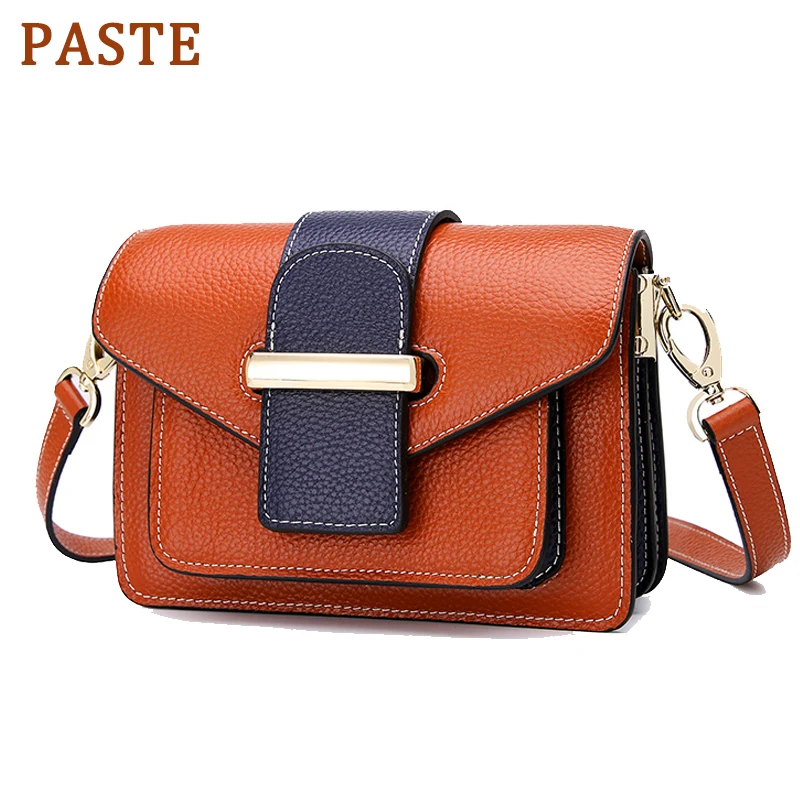 PASTE Brand Women Messenger Bags Cowhide Shoulder Crossbody Genuine Leather Bag Fasion Female Small Tote Bag
PASTE Brand Women Messenger Bags Cowhide Shoulder Crossbody Genuine Leather Bag Fasion Female Small Tote Bag