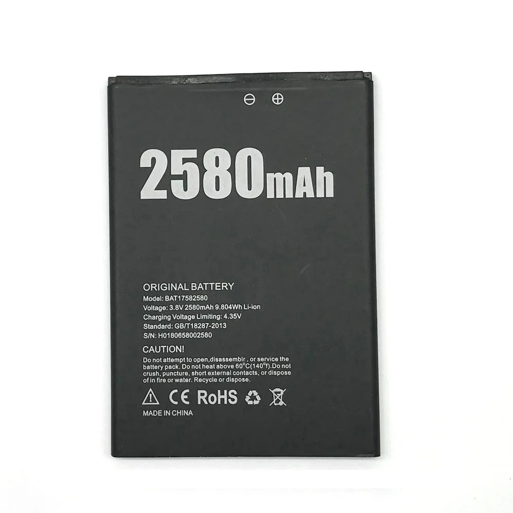 2019 New BAT17582580 DOOGEE X20 Battery 2580mAh Replacement accumulators For DOOGEE X20 / X20L smart Phone+ in stock
2019 New BAT17582580 DOOGEE X20 Battery 2580mAh Replacement accumulators For DOOGEE X20 / X20L smart Phone+ in stock