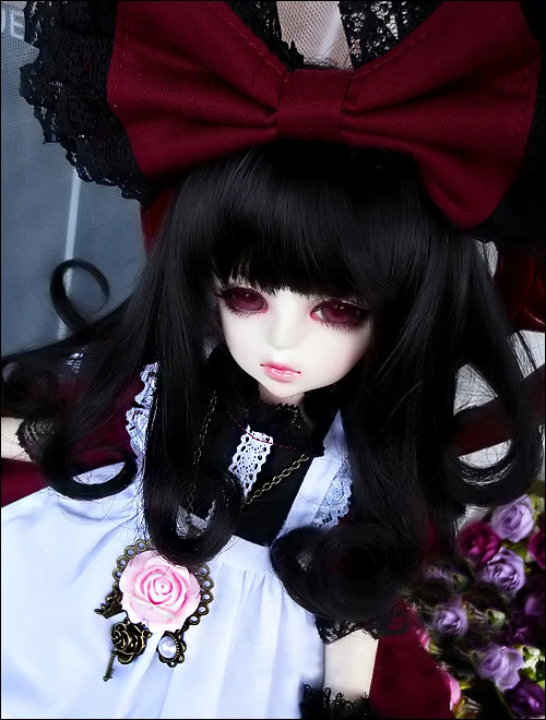 D01-P196 children handmade toy 1/4 Doll Accessories BJD/SD doll wig Air curling long hair black
D01-P196 children handmade toy 1/4 Doll Accessories BJD/SD doll wig Air curling long hair black
