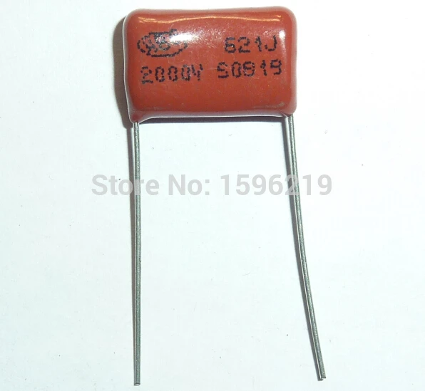 Конденсатор CBB 621 2000V 621J 2KV 620pF 0.62nF P15 CBB81, металлизированный конденсатор из полипропиленовой пленки, 20 шт.
Конденсатор CBB 621 2000V 621J 2KV 620pF 0.62nF P15 CBB81, металлизированный конденсатор из полипропиленовой пленки, 20 шт.