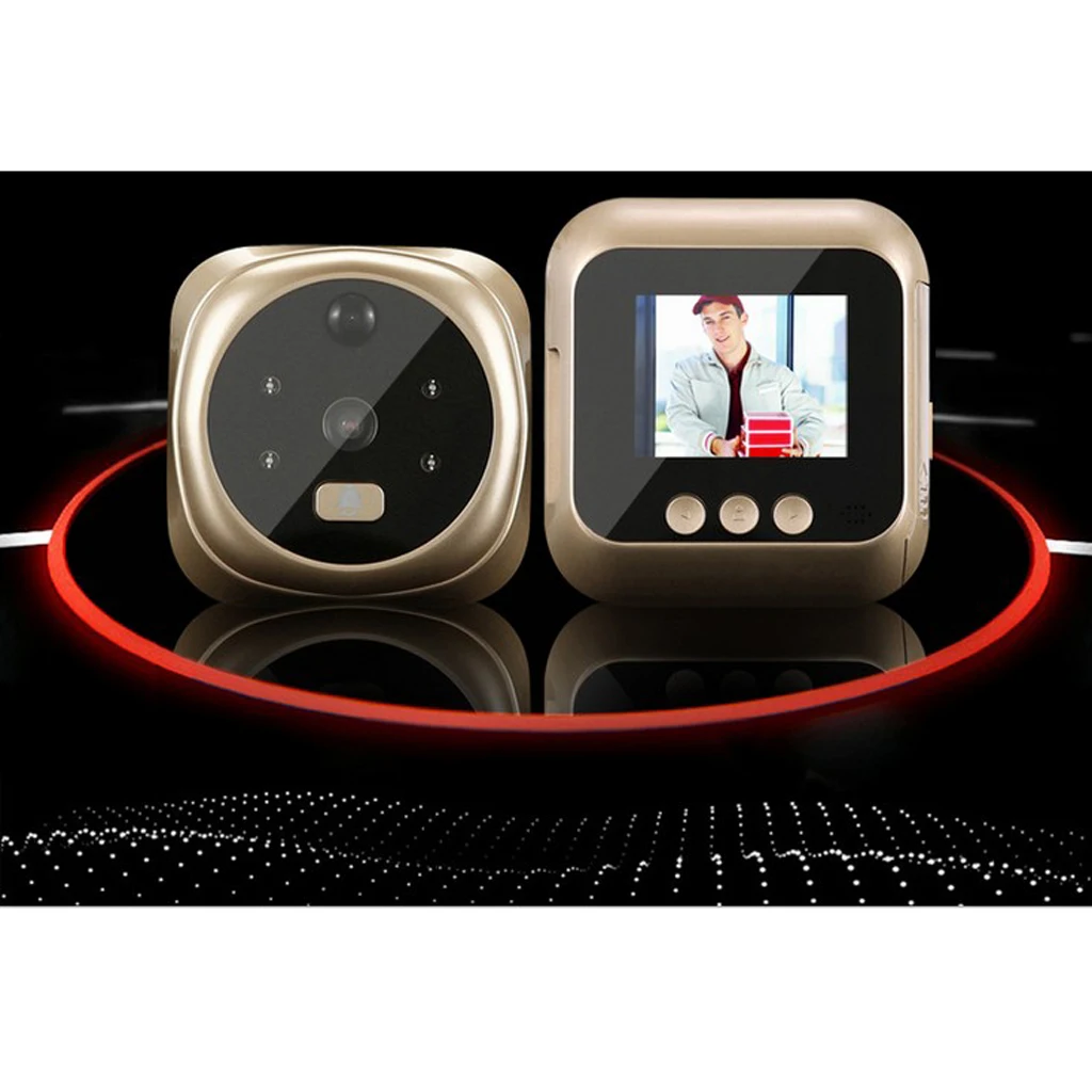 2.4 inch 135 Degree Wide Angle Digital LCD Peephole Viewer Eye Doorbell Digital Eye Video Recorder Camera Recorder
2.4 inch 135 Degree Wide Angle Digital LCD Peephole Viewer Eye Doorbell Digital Eye Video Recorder Camera Recorder
