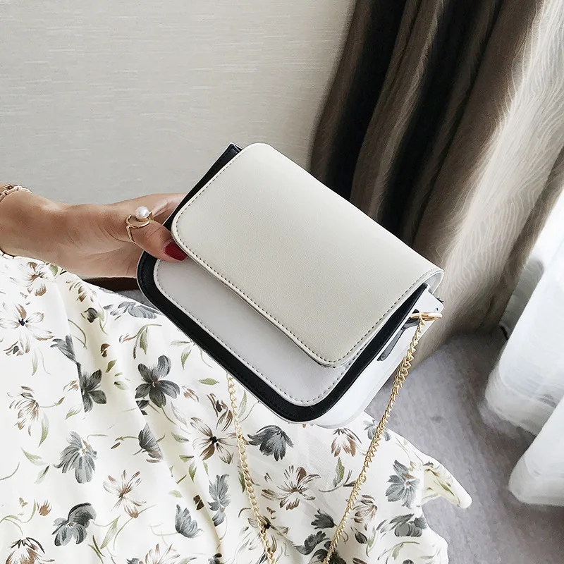 Women's Simple Casual Pure color Handbag Girl white Small Square School bags for women 2019 New PU Retro chain Shoulder bag
Women's Simple Casual Pure color Handbag Girl white Small Square School bags for women 2019 New PU Retro chain Shoulder bag