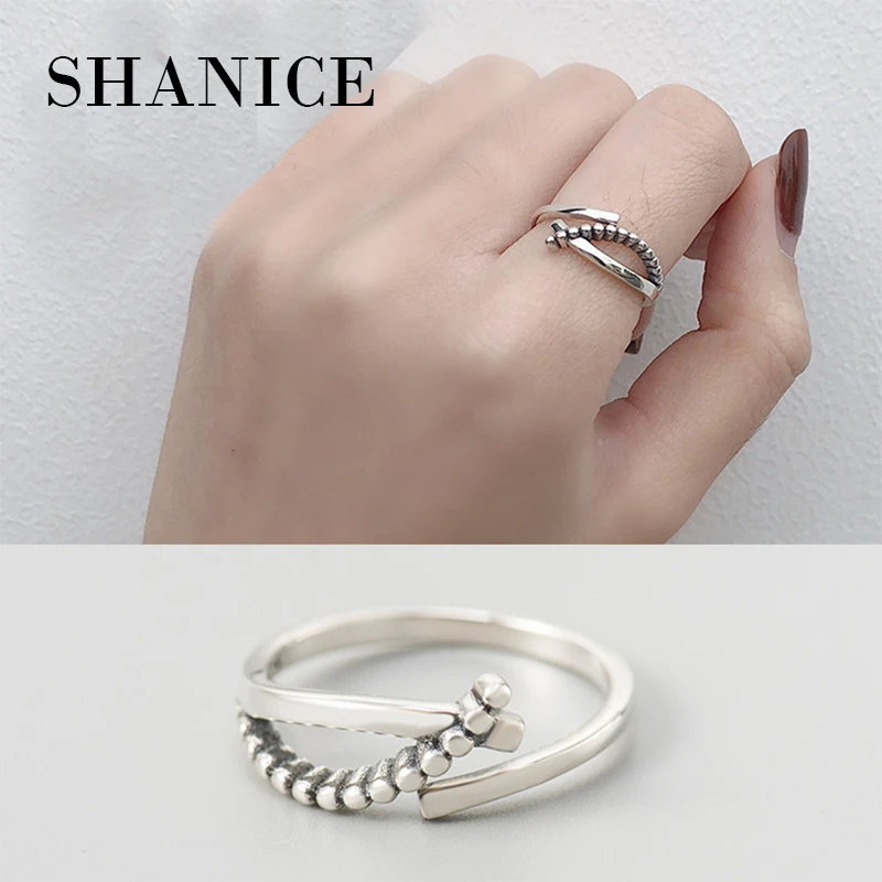 SHANICE Retro Celebrity 100% 925 Sterling Silver Simple Carved Open Ring for Women Adjustable Foot Jewelry Christmas Gift
SHANICE Retro Celebrity 100% 925 Sterling Silver Simple Carved Open Ring for Women Adjustable Foot Jewelry Christmas Gift