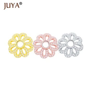 17mm Gold Rose Gold Color Copper Metal Paved CZ Rhinestone Flower Beads Caps For Jewelry Making Findings Diy Accessories
17mm Gold Rose Gold Color Copper Metal Paved CZ Rhinestone Flower Beads Caps For Jewelry Making Findings Diy Accessories