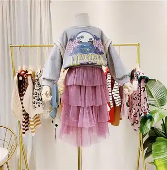 2PCS WLG girls princess clothing set kids girl spring autumn floral hoodie and pink skirt set children clothes
2PCS WLG girls princess clothing set kids girl spring autumn floral hoodie and pink skirt set children clothes