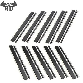 DANIU 10Pcs/lot 40 Pin 2.54mm Male Female SIL Socket Row Strip PCB Straight Connector Hot Sale Product for DIY Hand Kit
DANIU 10Pcs/lot 40 Pin 2.54mm Male Female SIL Socket Row Strip PCB Straight Connector Hot Sale Product for DIY Hand Kit