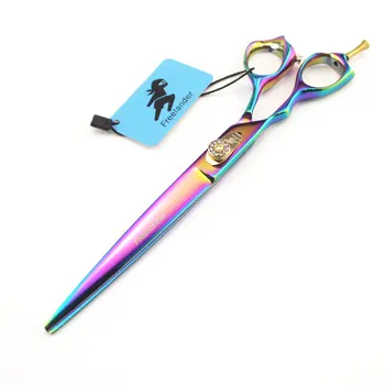 7.5 inch Colorful Plating Pet Scissors Left Hand Professional Cat Dog Grooming Shears High Quality Hair Cutting Scissors And Bag
7.5 inch Colorful Plating Pet Scissors Left Hand Professional Cat Dog Grooming Shears High Quality Hair Cutting Scissors And Bag