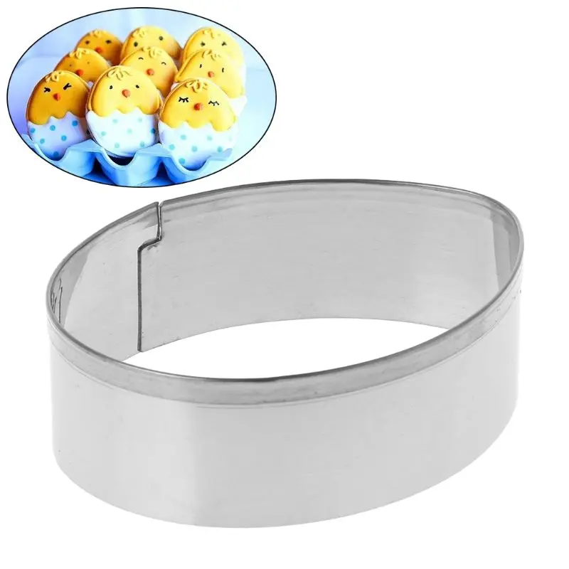 Stainless Steel Easter Egg Shape Cookie Cutter Cake Baking Fondant Chocolate Mold Pastry DIY Biscuit Mould
Stainless Steel Easter Egg Shape Cookie Cutter Cake Baking Fondant Chocolate Mold Pastry DIY Biscuit Mould