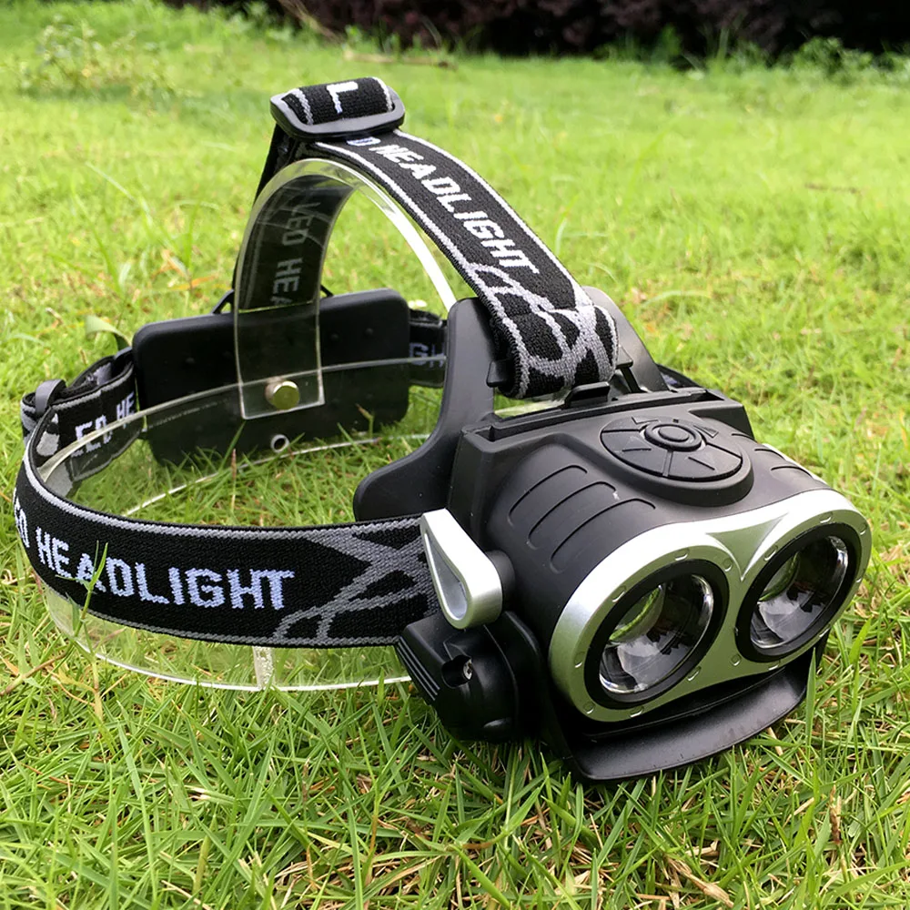 K77A Headlamp XML 2T6 3 Mode LED Headlight Led USB font b Power b font font