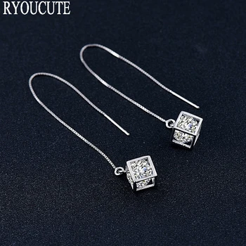 RYOUCUTE New Arrivals Silver Color Zirconia Stud Earrings for Women Brincos Pendientes
RYOUCUTE New Arrivals Silver Color Zirconia Stud Earrings for Women Brincos Pendientes