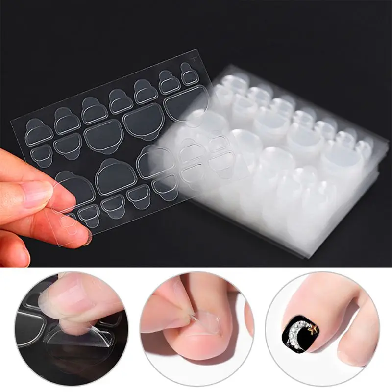 Environmentally Transparent Invisible Nail Clips Stickers Waterproof Nails Jelly Double-sided adhesive For Hand Foot Toes Nail
Environmentally Transparent Invisible Nail Clips Stickers Waterproof Nails Jelly Double-sided adhesive For Hand Foot Toes Nail
