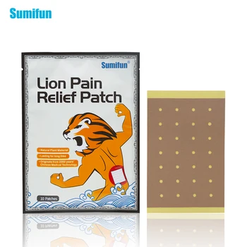 40Pcs=4bags Sumifun Medical Plaster Lion Balm Patch Cream Meridians Stress Pain Relief Arthritis Capsicum Plaster D1261
40Pcs=4bags Sumifun Medical Plaster Lion Balm Patch Cream Meridians Stress Pain Relief Arthritis Capsicum Plaster D1261