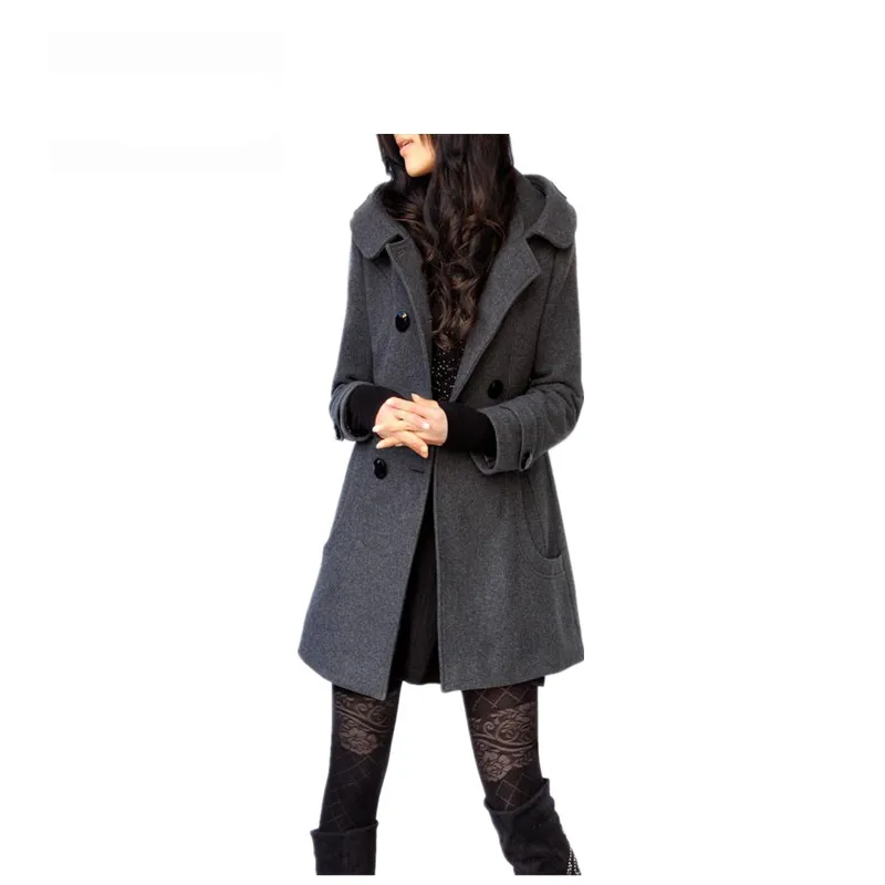 SWYIVY Women's Winter Coats Female Brand Long Woolen Warm Overcoat Slim Femininos Jacket Plus Size 4XL Double-Breasted Hooded
SWYIVY Women's Winter Coats Female Brand Long Woolen Warm Overcoat Slim Femininos Jacket Plus Size 4XL Double-Breasted Hooded