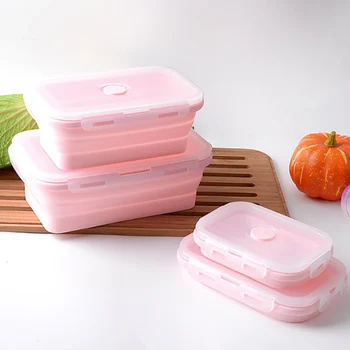 Silicone Bento Box Portable Foldable Food Container Environmental Crispy 750ml / 1050ml / 1500ml Picnic Kitchen Microwave
Silicone Bento Box Portable Foldable Food Container Environmental Crispy 750ml / 1050ml / 1500ml Picnic Kitchen Microwave