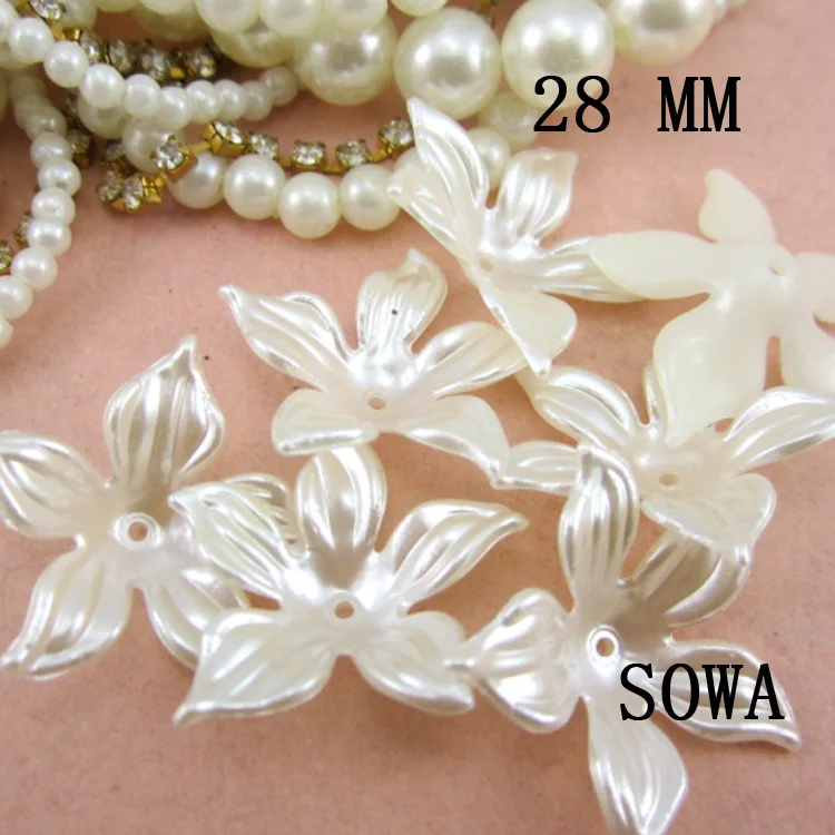 Free Shipping 20pcs/lot Size 28mm Ivory Color Fashion imitation pearls Flower beads with A Hole For DIY Decoration
Free Shipping 20pcs/lot Size 28mm Ivory Color Fashion imitation pearls Flower beads with A Hole For DIY Decoration