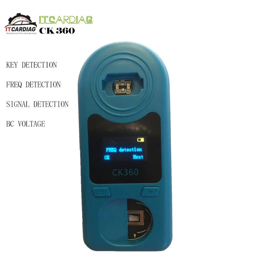 Auto Key Frequency Detector CK360 Easy Check Remote Control Remote Key Tester for Frequency 315Mhz-868Mhz & Key Chip & Battery
Auto Key Frequency Detector CK360 Easy Check Remote Control Remote Key Tester for Frequency 315Mhz-868Mhz & Key Chip & Battery