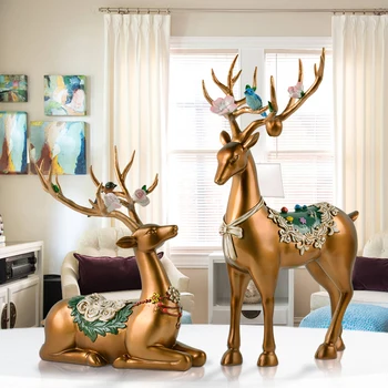 European deer living room wine cabinet TV cabinet decorations ornaments creative home crafts wedding gift decoration
European deer living room wine cabinet TV cabinet decorations ornaments creative home crafts wedding gift decoration