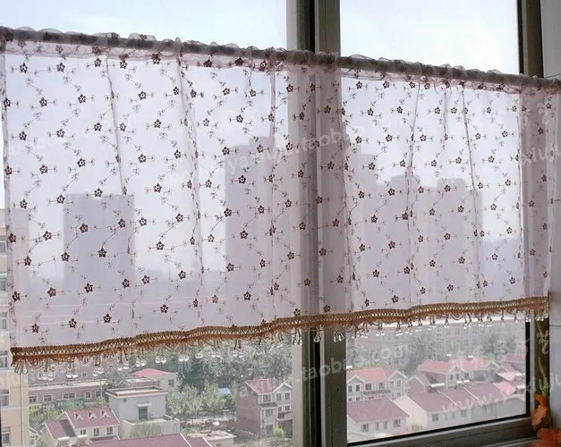 Free shipping Pink lace embroidered lace bead rustic yarn tulle kitchen curtains for living room bedroom coffee curtain 150*50cm
Free shipping Pink lace embroidered lace bead rustic yarn tulle kitchen curtains for living room bedroom coffee curtain 150*50cm
