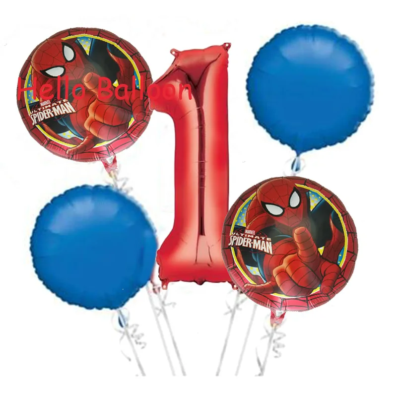 5pcs/lot Spiderman Balloons Spider-man Baby Birthday Balloons 32inch Red Number Balloon Birthday Party Supplies Toys For Kids
5pcs/lot Spiderman Balloons Spider-man Baby Birthday Balloons 32inch Red Number Balloon Birthday Party Supplies Toys For Kids