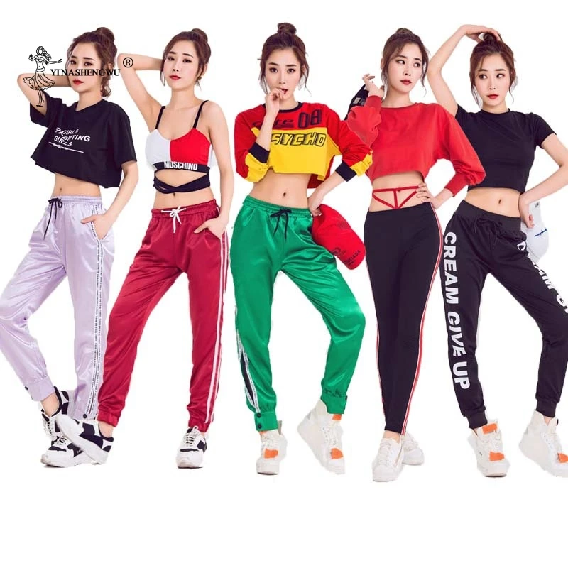 Adult DJ Street Dance Costume Women Jazz Dance Clothing Lady Female Group Team Performance Hip Hop Dancewear Female Dance Outfit
Adult DJ Street Dance Costume Women Jazz Dance Clothing Lady Female Group Team Performance Hip Hop Dancewear Female Dance Outfit