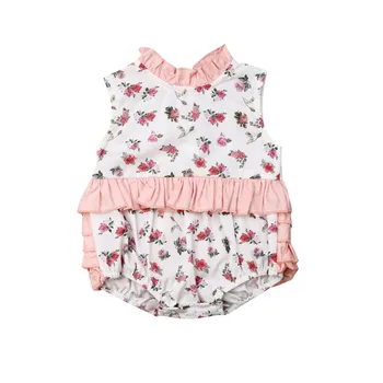 0-24M Cute Infant Baby Girl Floral Bodysuits Sleeveless Tank Sunsuits Baby Girl Ruffles Tutu Flowers Bodysuit Cotton Clothes
0-24M Cute Infant Baby Girl Floral Bodysuits Sleeveless Tank Sunsuits Baby Girl Ruffles Tutu Flowers Bodysuit Cotton Clothes